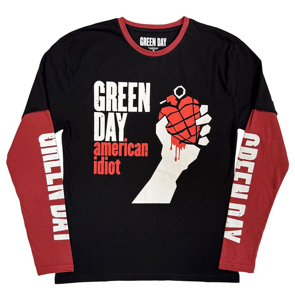 GREEN DAY グリーンデイ - American Idiot / アームプリントあり / Tシャツ / メンズ - PGS